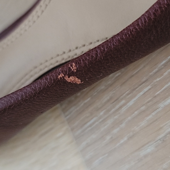 TORY BURCH  Burgundy Mini Miller flats - Picture 4 of 8